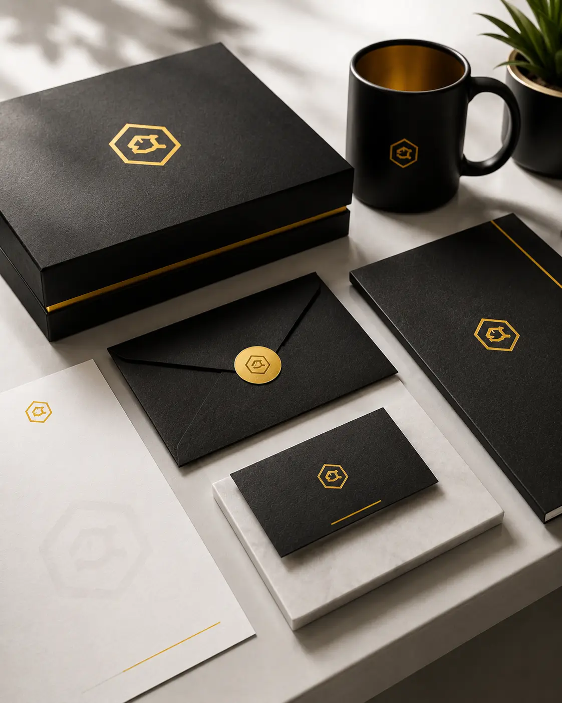 Brand Identity stationery mockup