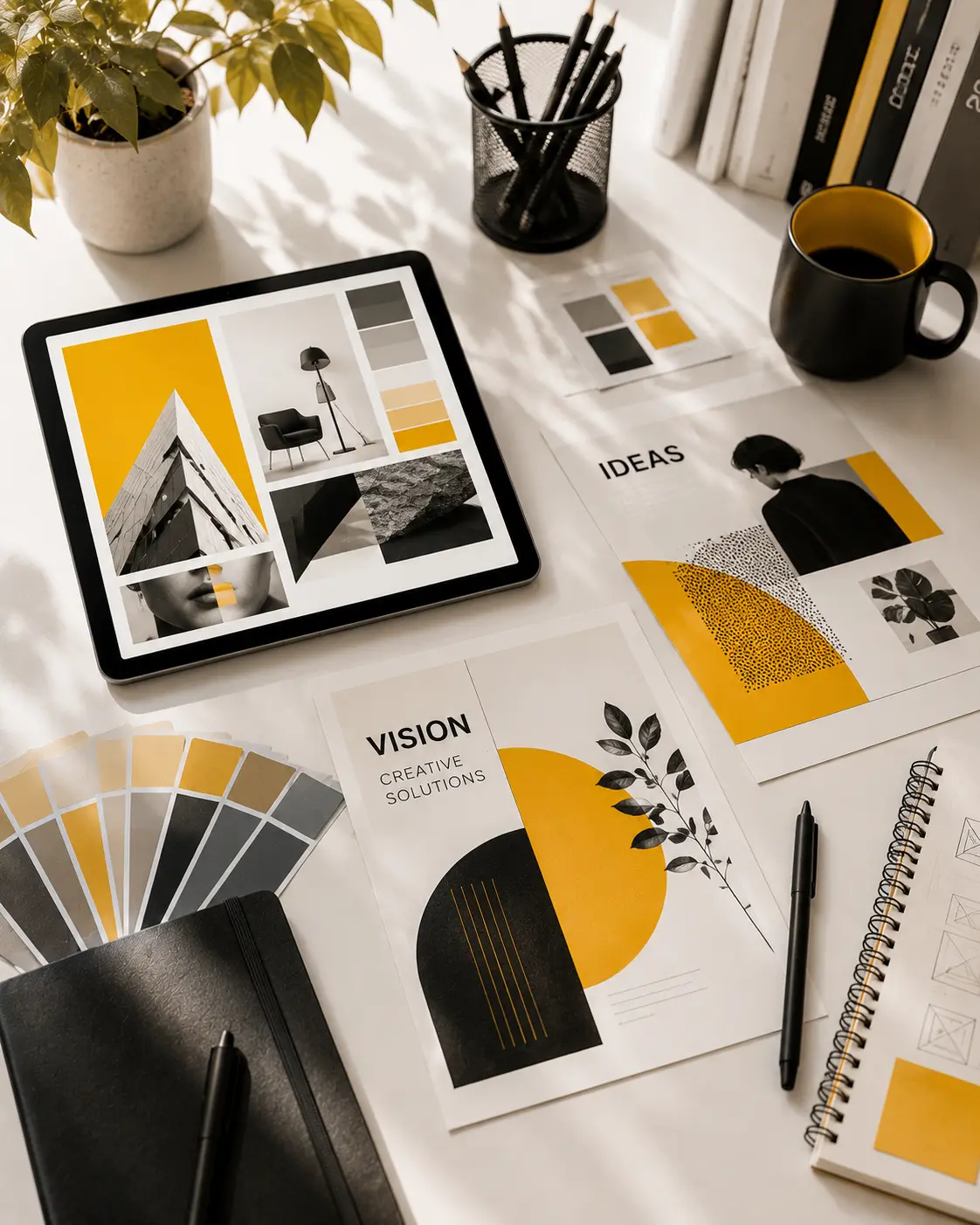 Creative workflow graphic design