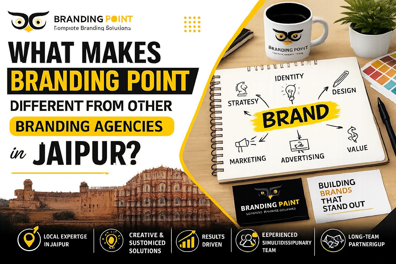 What Makes Branding Point Different from Other Branding Agencies in Jaipur?